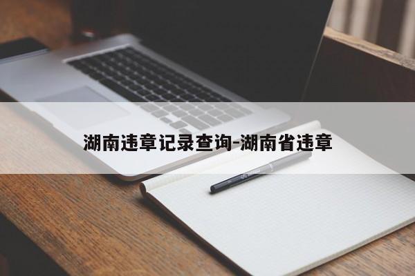 湖南违章记录查询-湖南省违章